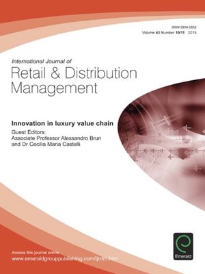 cover image of International Journal of Retail & Distribution Management, Volume 43